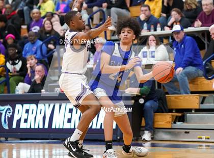 Thumbnail 3 in Franklin Central vs. Ben Davis (IHSAA 4A Sectional 11 semi-final) photogallery.
