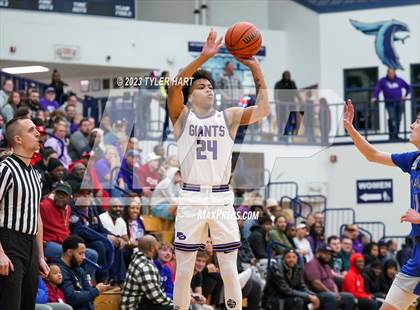 Thumbnail 3 in Franklin Central vs. Ben Davis (IHSAA 4A Sectional 11 semi-final) photogallery.