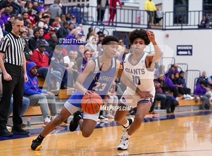 Thumbnail 3 in Franklin Central vs. Ben Davis (IHSAA 4A Sectional 11 semi-final) photogallery.