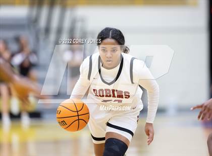 Thumbnail 3 in Woodward Academy vs Warner Robins (GHSA 5A Final Four Playoff) photogallery.