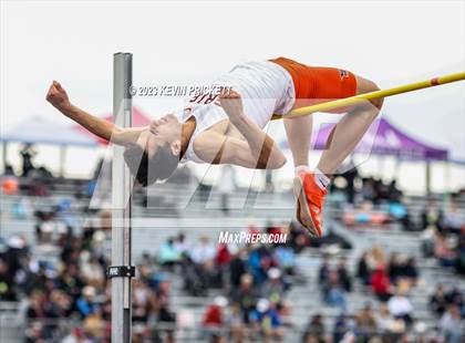 Thumbnail 1 in CHSAA Track and Field 5A Championships (Boys High Jump) photogallery.