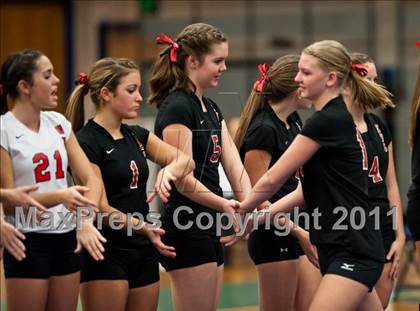 Thumbnail 3 in Exeter-West Greenwich vs. Cumberland (RIIL D2 Final) photogallery.