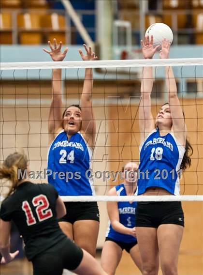 Thumbnail 3 in Exeter-West Greenwich vs. Cumberland (RIIL D2 Final) photogallery.