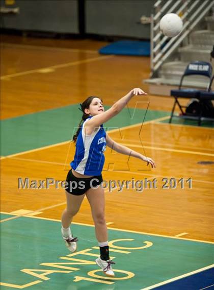 Thumbnail 3 in Exeter-West Greenwich vs. Cumberland (RIIL D2 Final) photogallery.