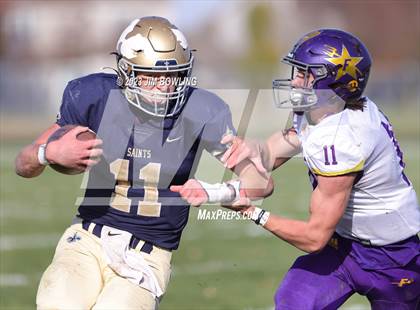 Thumbnail 3 in Bloomington Central Catholic vs Farmington (IHSA 2A Round 2) photogallery.