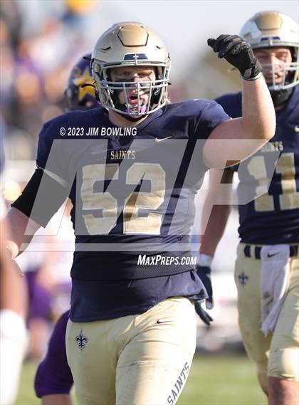 Thumbnail 3 in Bloomington Central Catholic vs Farmington (IHSA 2A Round 2) photogallery.