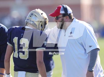 Thumbnail 3 in Bloomington Central Catholic vs Farmington (IHSA 2A Round 2) photogallery.