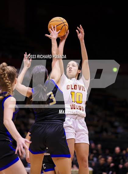 Thumbnail 1 in Clovis vs. Clovis West (CIF CS D1 Championship) photogallery.