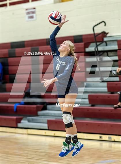 Thumbnail 3 in Pleasant Grove vs. Syracuse (5A/6A Volleyball Challenge) photogallery.