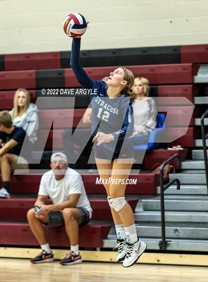 Thumbnail 2 in Pleasant Grove vs. Syracuse (5A/6A Volleyball Challenge) photogallery.
