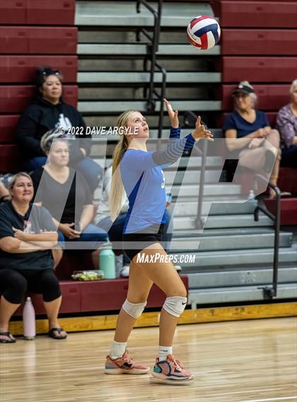 Thumbnail 3 in Pleasant Grove vs. Syracuse (5A/6A Volleyball Challenge) photogallery.