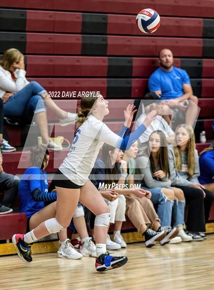 Thumbnail 3 in Pleasant Grove vs. Syracuse (5A/6A Volleyball Challenge) photogallery.