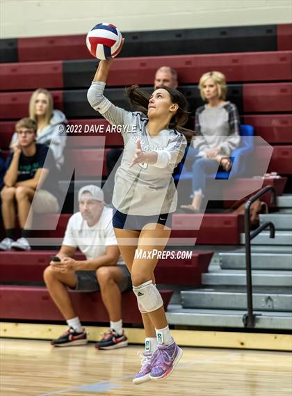 Thumbnail 3 in Pleasant Grove vs. Syracuse (5A/6A Volleyball Challenge) photogallery.