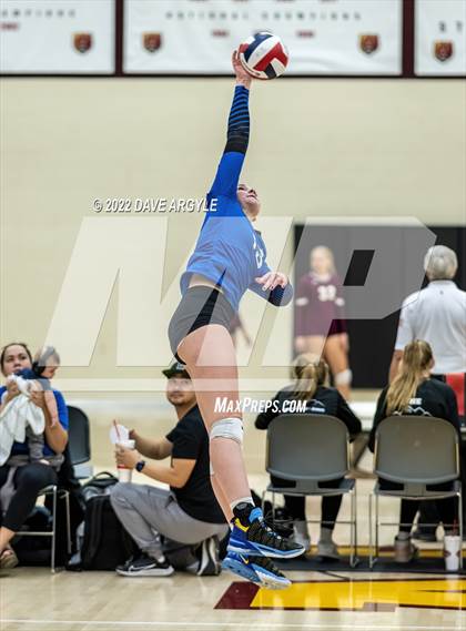 Thumbnail 3 in Pleasant Grove vs. Syracuse (5A/6A Volleyball Challenge) photogallery.