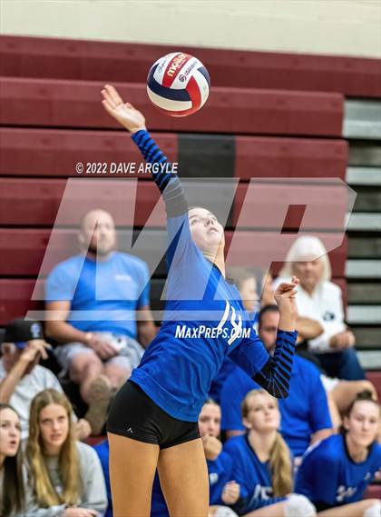 Thumbnail 2 in Pleasant Grove vs. Syracuse (5A/6A Volleyball Challenge) photogallery.