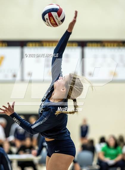 Thumbnail 2 in Pleasant Grove vs. Syracuse (5A/6A Volleyball Challenge) photogallery.