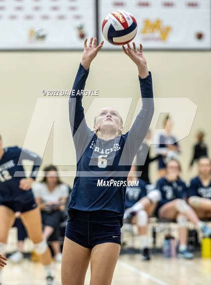 Thumbnail 3 in Pleasant Grove vs. Syracuse (5A/6A Volleyball Challenge) photogallery.