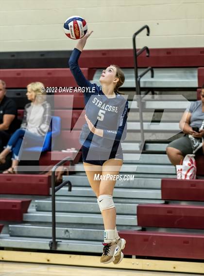 Thumbnail 2 in Pleasant Grove vs. Syracuse (5A/6A Volleyball Challenge) photogallery.