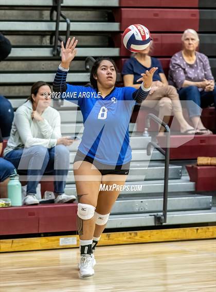 Thumbnail 2 in Pleasant Grove vs. Syracuse (5A/6A Volleyball Challenge) photogallery.