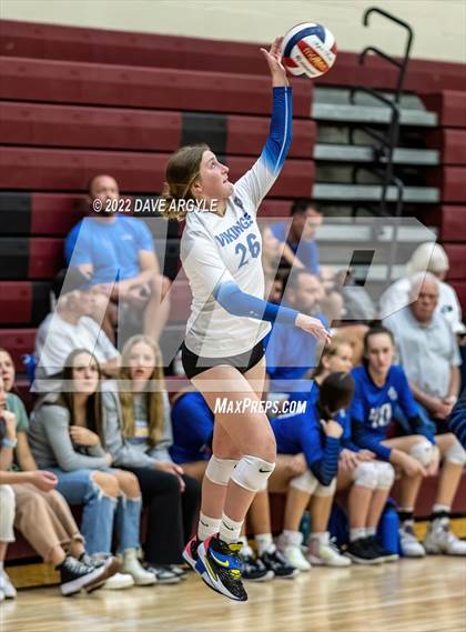 Thumbnail 2 in Pleasant Grove vs. Syracuse (5A/6A Volleyball Challenge) photogallery.