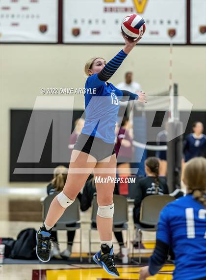 Thumbnail 2 in Pleasant Grove vs. Syracuse (5A/6A Volleyball Challenge) photogallery.