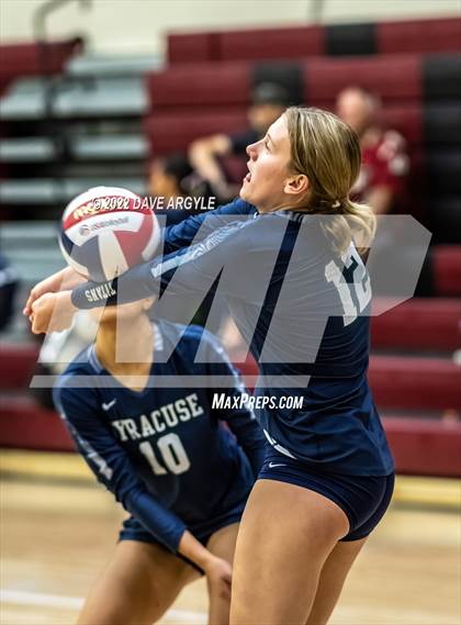 Thumbnail 3 in Pleasant Grove vs. Syracuse (5A/6A Volleyball Challenge) photogallery.