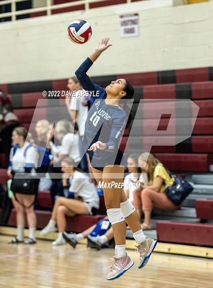 Thumbnail 1 in Pleasant Grove vs. Syracuse (5A/6A Volleyball Challenge) photogallery.