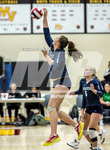 Thumbnail 3 in Pleasant Grove vs. Syracuse (5A/6A Volleyball Challenge) photogallery.