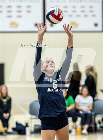 Thumbnail 1 in Pleasant Grove vs. Syracuse (5A/6A Volleyball Challenge) photogallery.