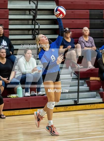 Thumbnail 1 in Pleasant Grove vs. Syracuse (5A/6A Volleyball Challenge) photogallery.