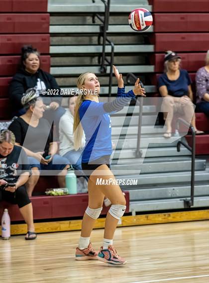 Thumbnail 1 in Pleasant Grove vs. Syracuse (5A/6A Volleyball Challenge) photogallery.