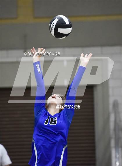 Thumbnail 1 in St. Scholastica vs Cabrini (Catholic League Tournament) photogallery.