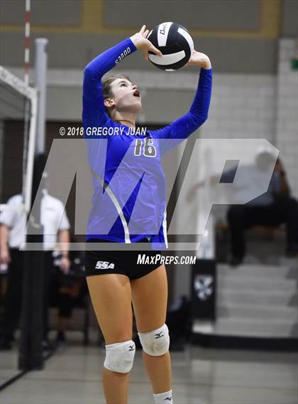 Thumbnail 1 in St. Scholastica vs Cabrini (Catholic League Tournament) photogallery.