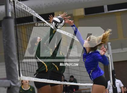 Thumbnail 3 in St. Scholastica vs Cabrini (Catholic League Tournament) photogallery.