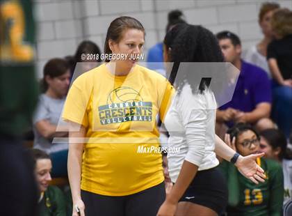 Thumbnail 3 in St. Scholastica vs Cabrini (Catholic League Tournament) photogallery.