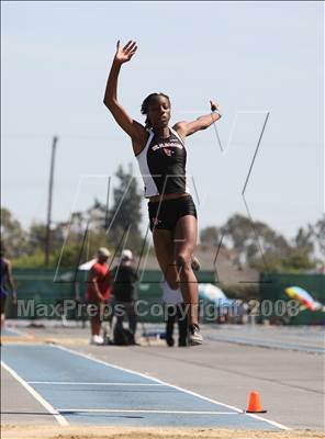 Thumbnail 3 in CIF State Championships (Girls Long Jump - Final) photogallery.