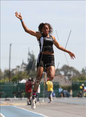 Thumbnail 3 in CIF State Championships (Girls Long Jump - Final) photogallery.