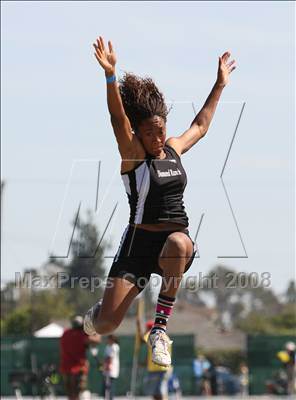 Thumbnail 1 in CIF State Championships (Girls Long Jump - Final) photogallery.