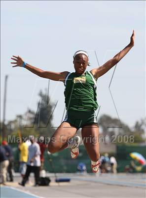 Thumbnail 3 in CIF State Championships (Girls Long Jump - Final) photogallery.