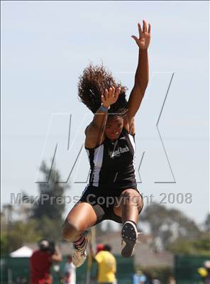 Thumbnail 2 in CIF State Championships (Girls Long Jump - Final) photogallery.