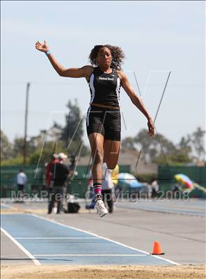 Thumbnail 2 in CIF State Championships (Girls Long Jump - Final) photogallery.