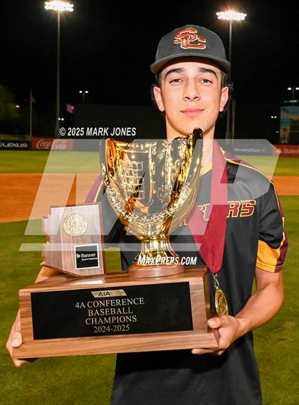Thumbnail 3 in Salpointe Catholic vs. Flagstaff (AIA 4A Final - Awards) photogallery.