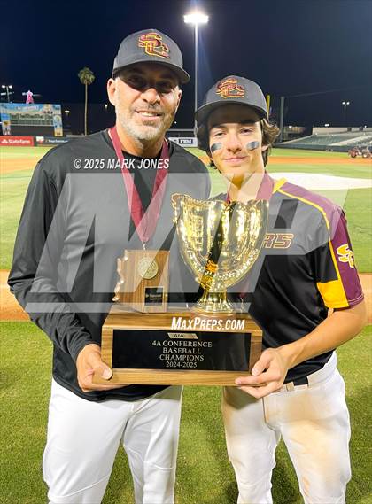 Thumbnail 1 in Salpointe Catholic vs. Flagstaff (AIA 4A Final - Awards) photogallery.