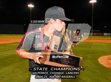 Thumbnail 2 in Salpointe Catholic vs. Flagstaff (AIA 4A Final - Awards) photogallery.