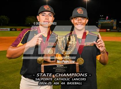 Thumbnail 2 in Salpointe Catholic vs. Flagstaff (AIA 4A Final - Awards) photogallery.