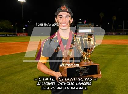 Thumbnail 2 in Salpointe Catholic vs. Flagstaff (AIA 4A Final - Awards) photogallery.