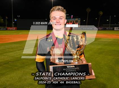 Thumbnail 2 in Salpointe Catholic vs. Flagstaff (AIA 4A Final - Awards) photogallery.