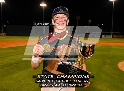 Thumbnail 2 in Salpointe Catholic vs. Flagstaff (AIA 4A Final - Awards) photogallery.