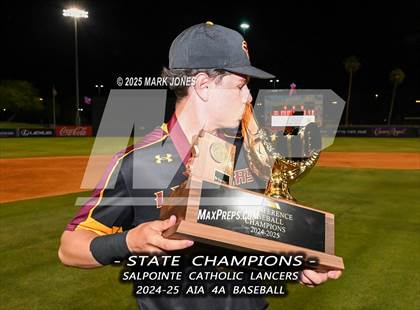 Thumbnail 2 in Salpointe Catholic vs. Flagstaff (AIA 4A Final - Awards) photogallery.