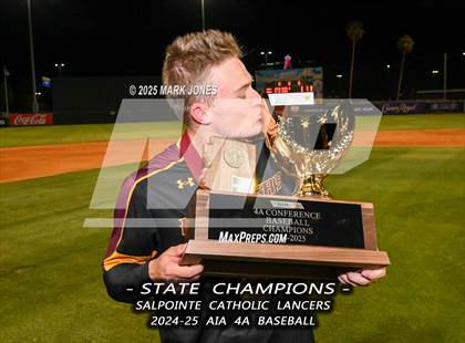 Thumbnail 1 in Salpointe Catholic vs. Flagstaff (AIA 4A Final - Awards) photogallery.